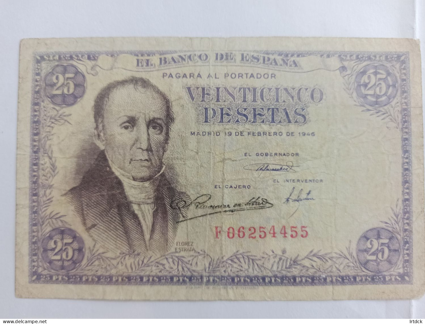 Espagne 25 Pesetas 1946 - 25 Pesetas