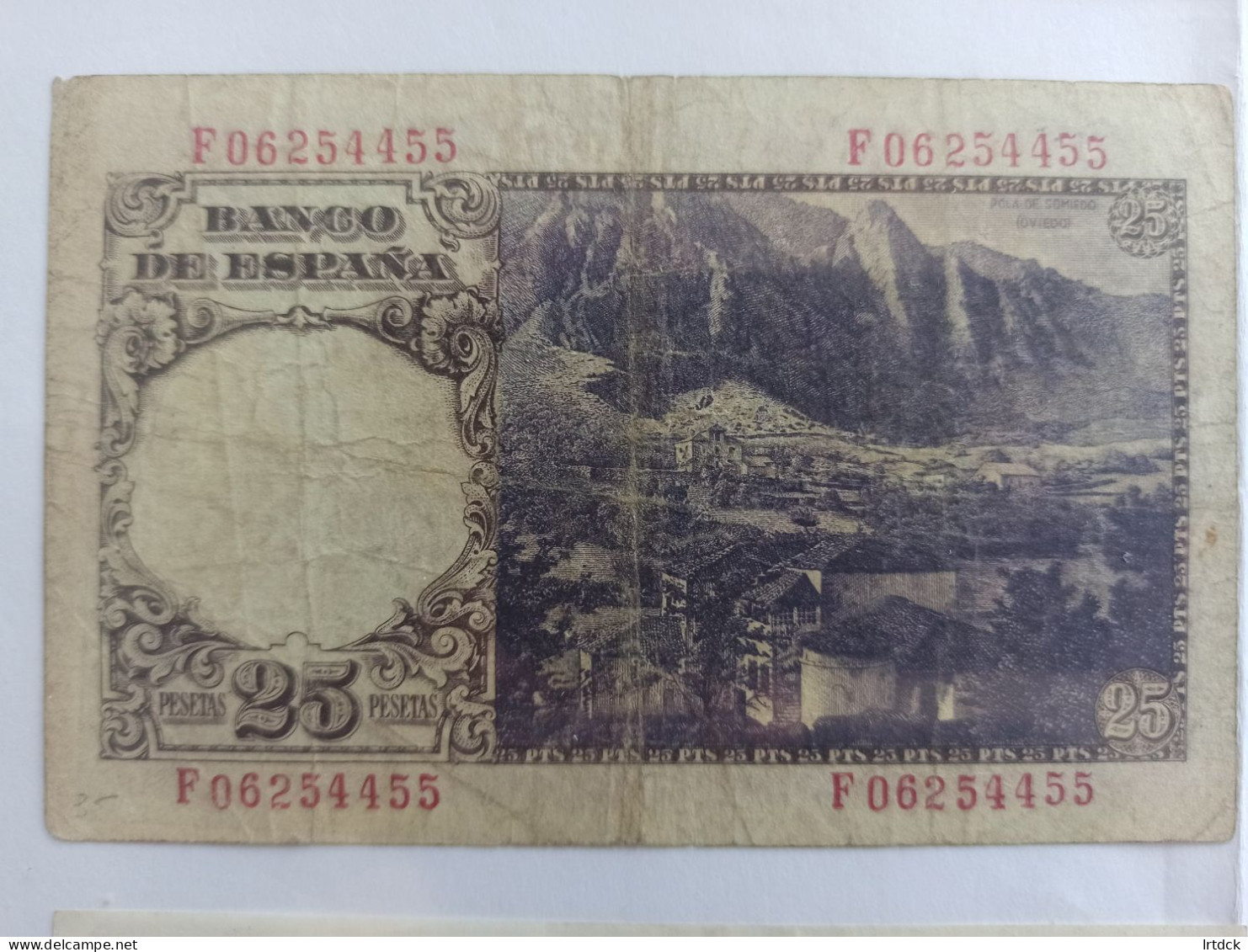 Espagne 25 Pesetas 1946 - 25 Peseten