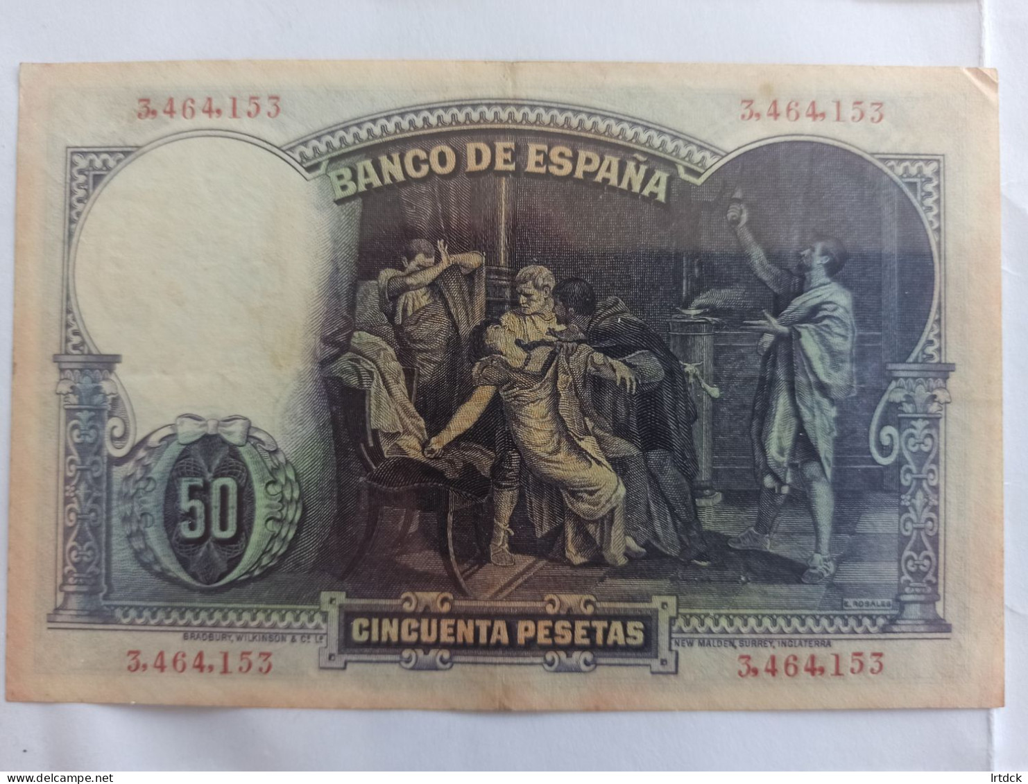 Espagne 50 Pesetas 1931 - 50 Peseten