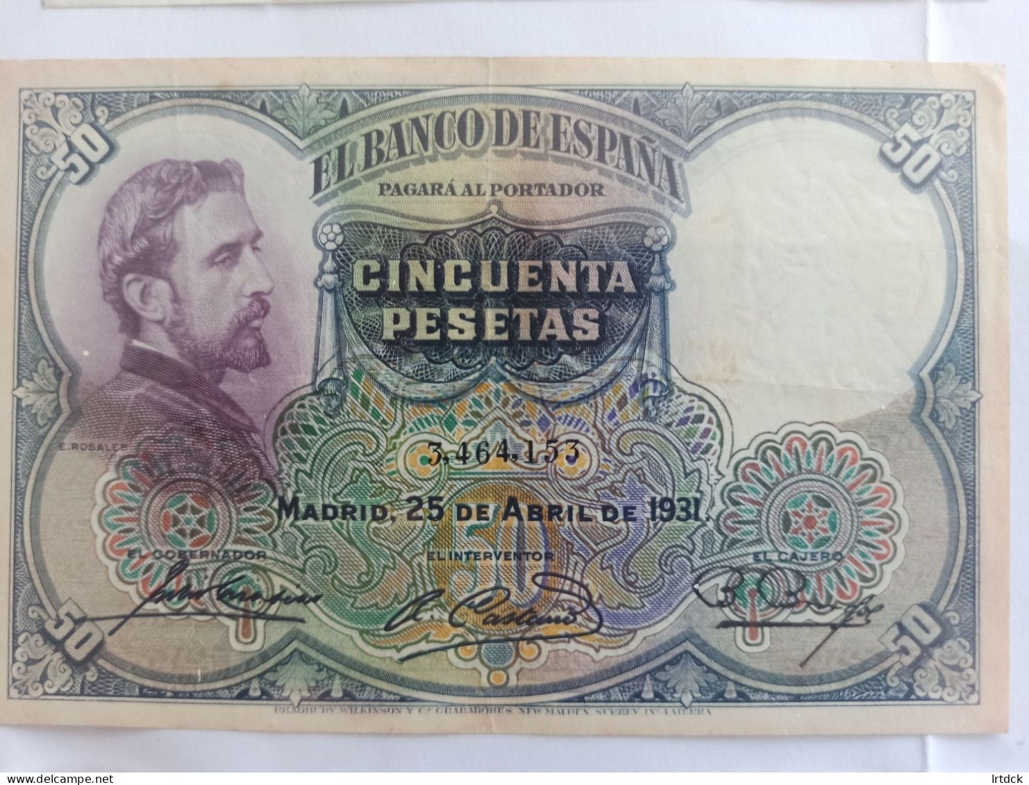 Espagne 50 Pesetas 1931 - 50 Pesetas