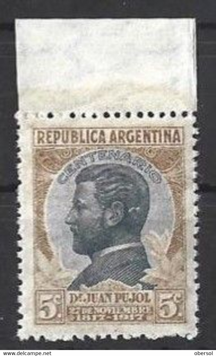 Argentina 1918 Centenary Of Birth Of Juan Pujol MNH Stamp - Nuovi