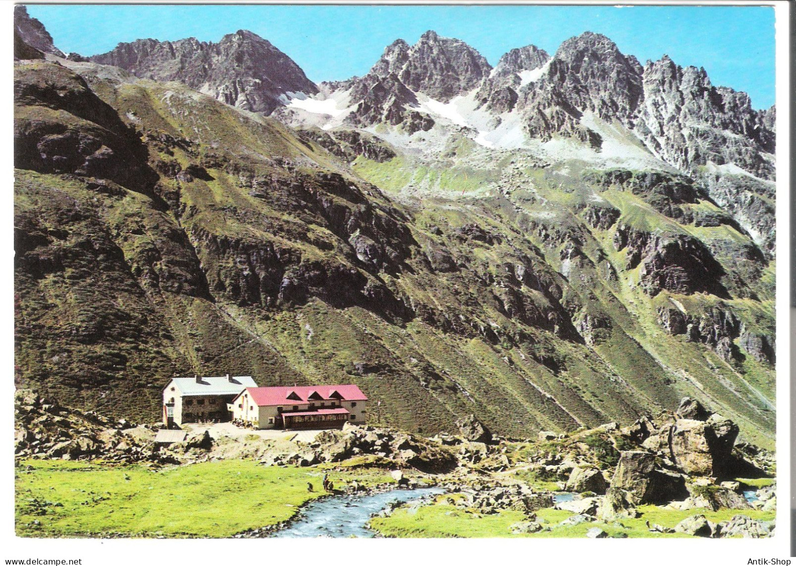 Jamtalhütte Mit Getschnerspitzen - Henneberge - Von 1998 (6356-2) - Galtür