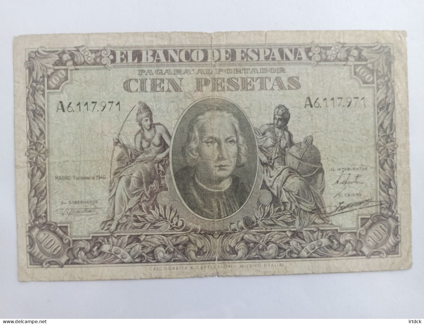 Espagne 100 Pesetas 1940 - 100 Pesetas