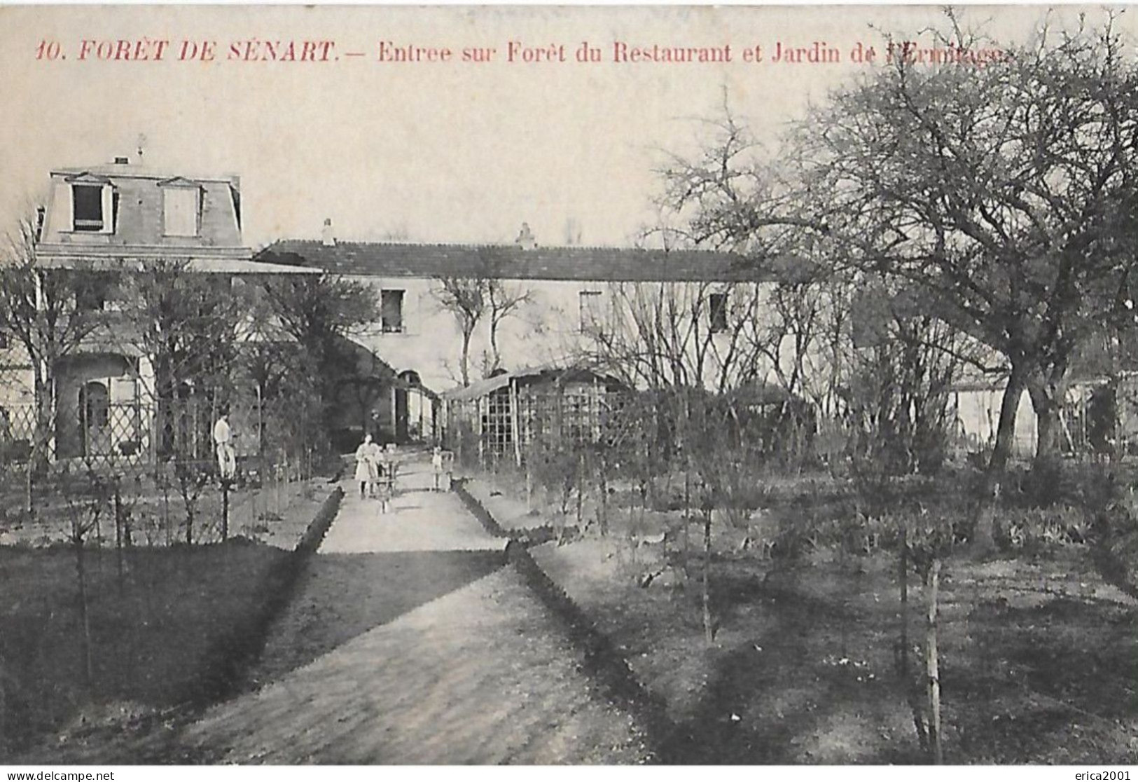 Sénart. Entrée Sur Forêt Du Restaurant Et Jardin De L'Ermitage. - Sénart