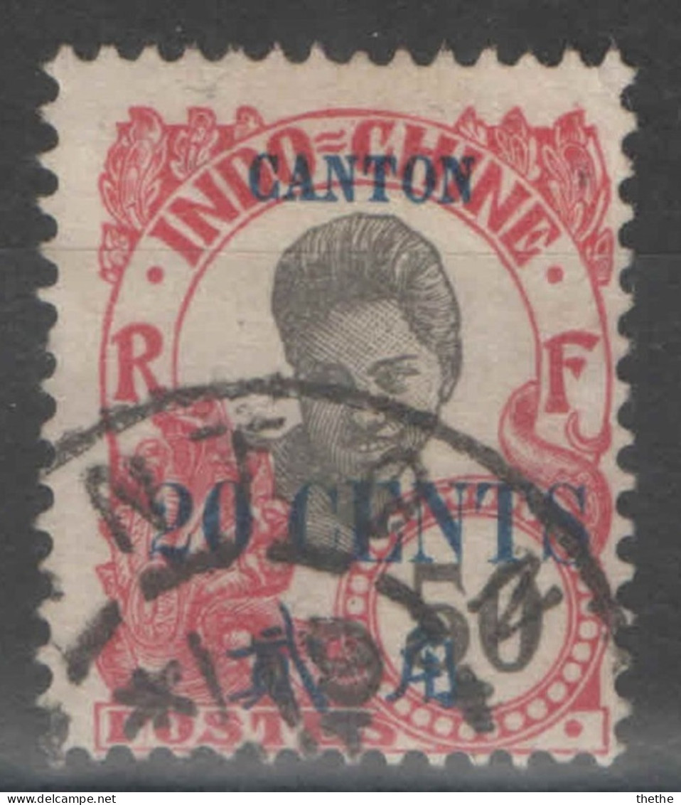 CANTON - Femme Cambodgienne - Used Stamps