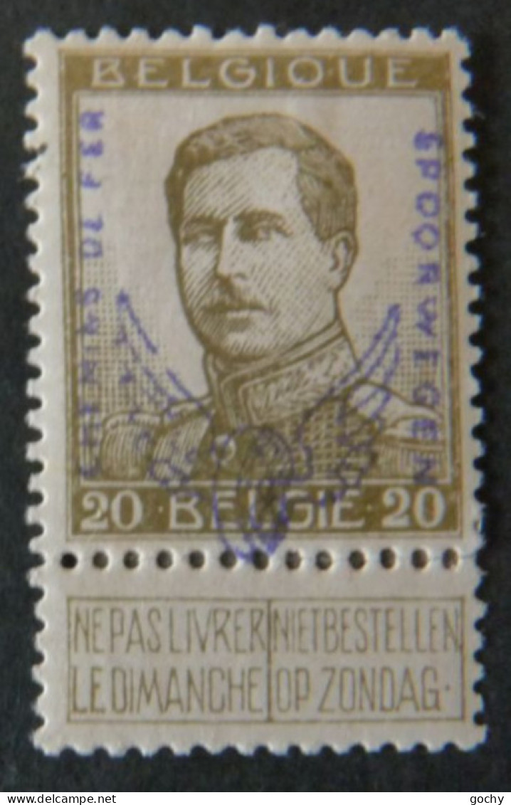 Belgium : CF / TR 50 * Fausse Surcharge Roue Ailée 1915 - Mint