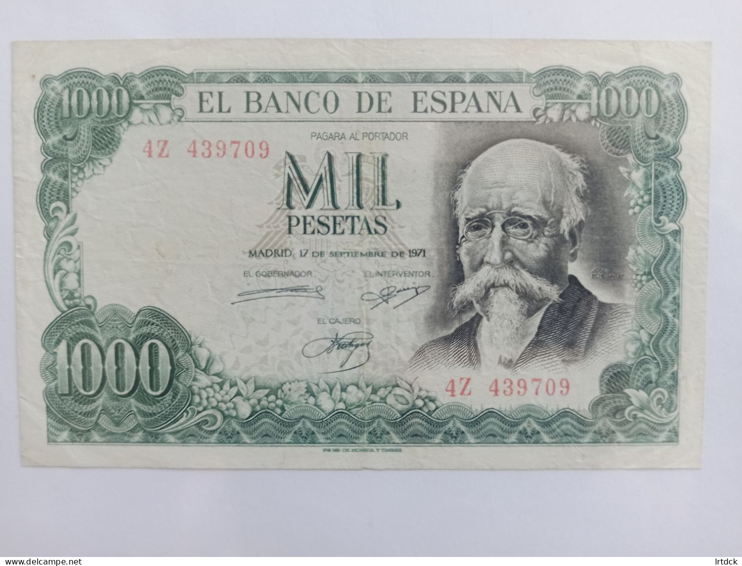 Espagne 1000 Pesetas 1971 - 1000 Peseten