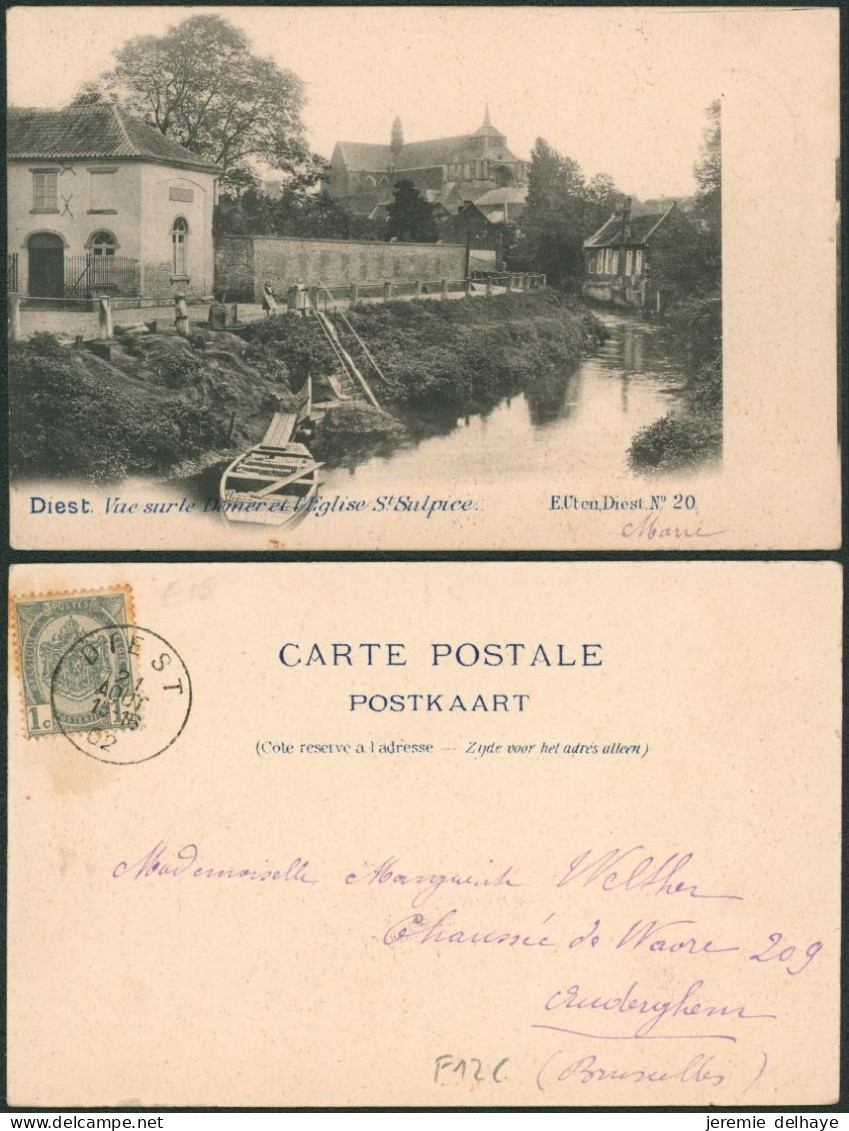 Carte Postale - Diest : Vue Sur La Mer Et L'église St-Suplice (E.U. En Diest N°20). - Diest