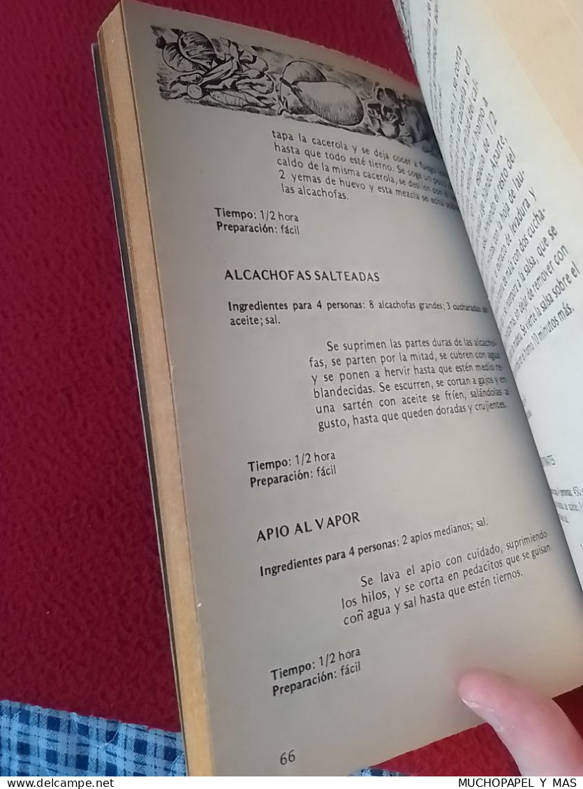 ANTIGUO LIBRO LA COCINA VEGETARIANA R. S. PEYSSON IBERLIBRO EDITORS, S.A. GASTRONOMÍA..COMIDA..VER FOTOS.. - Gastronomía