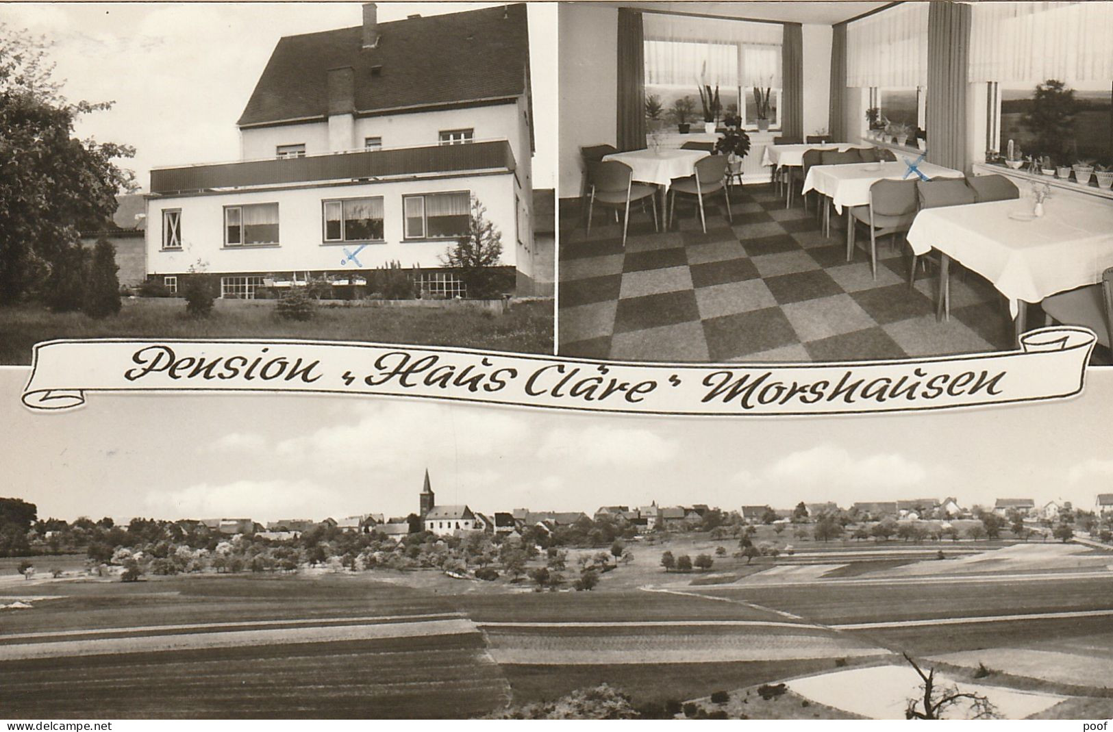 Morshausen : Pension " Haus Cläire "  --- 1975 - Rhein-Hunsrück-Kreis