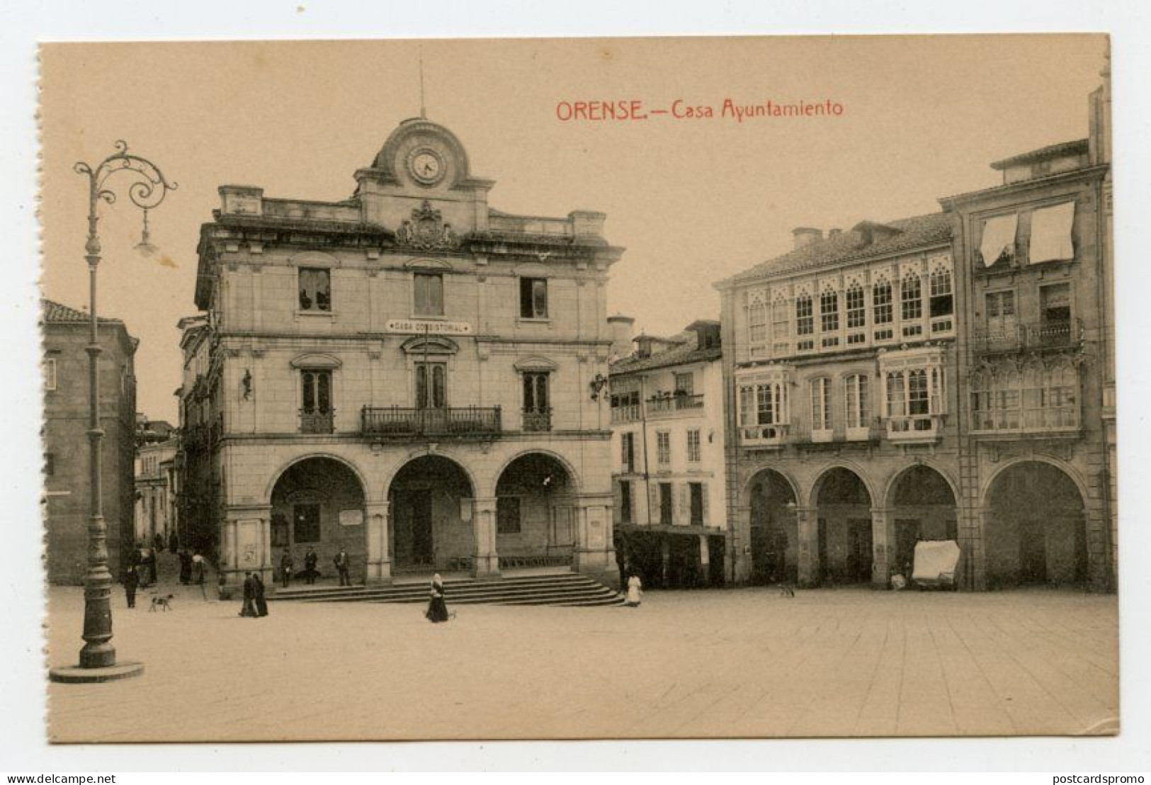 ORENSE, Galicia - Casa Ayuntamiento  ( 2 Scans ) - Orense