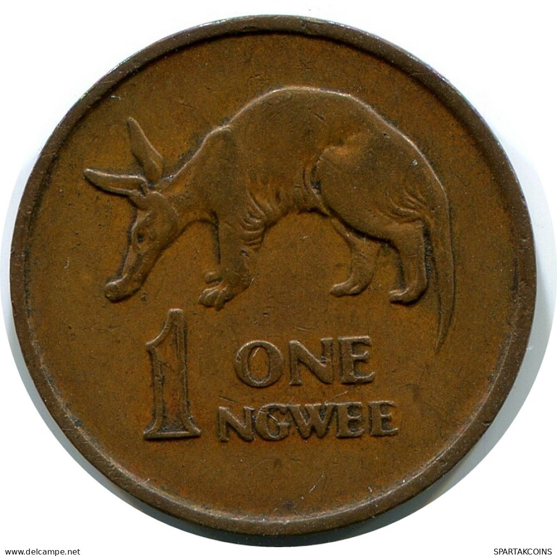 1 NGWEE 1972 ZAMBIA Moneda #AP964.E - Zambia