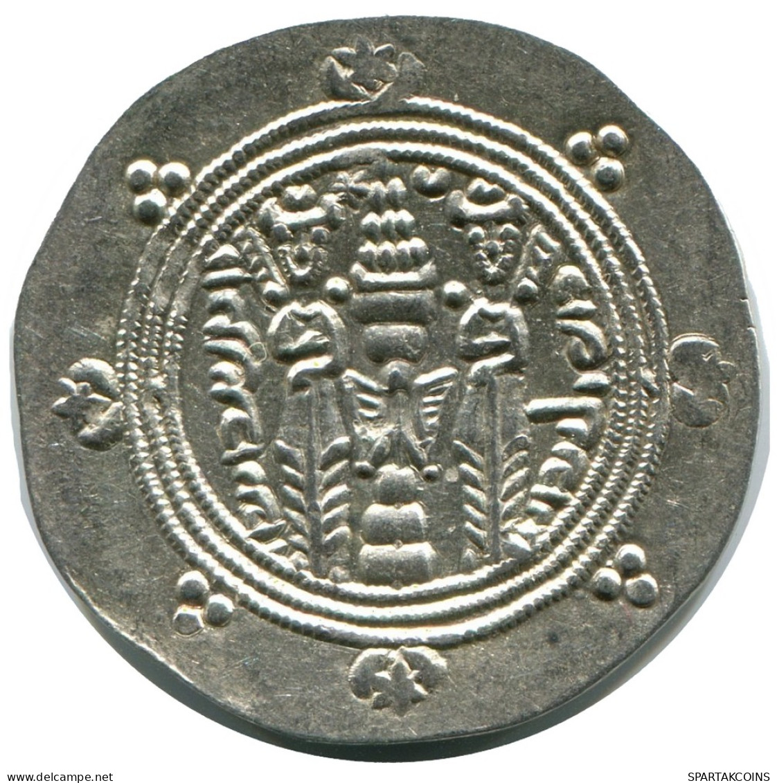 TABARISTAN DABWAYHID ISPAHBADS FARKAHN AD 711-731 AR 1/2 Drachm #AH133..E - Oosterse Kunst