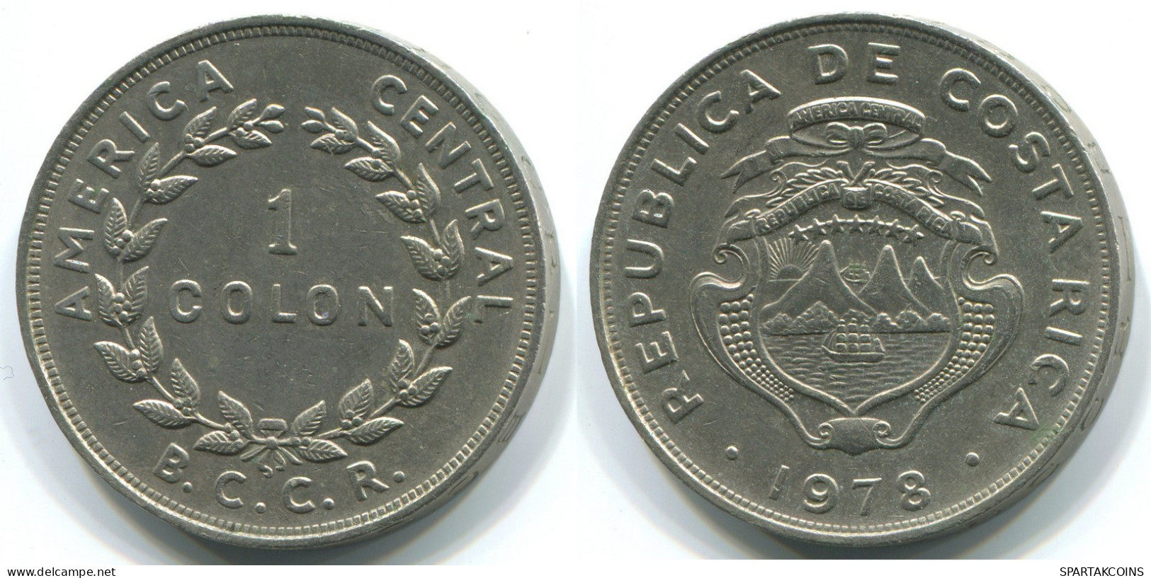 1 COLON 1978 COSTA RICA Moneda #WW1169.E - Costa Rica