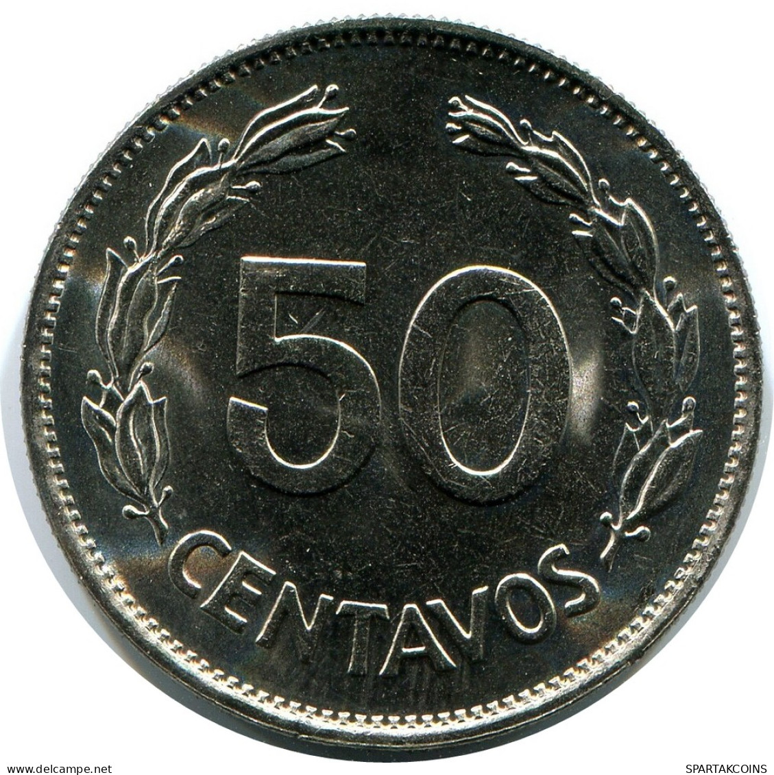 50 CENTAVOS 1979 ECUADOR Moneda #AZ167.E - Equateur