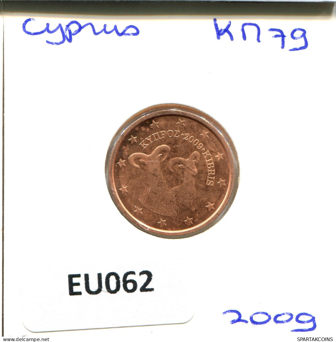 2 EURO CENTS 2009 CHIPRE CYPRUS Moneda #EU062.E - Chypre