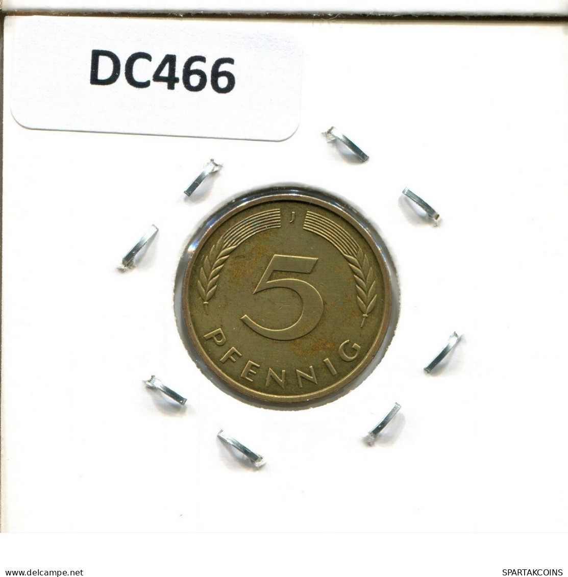 5 PFENNIG 1991 J BRD ALEMANIA Moneda GERMANY #DC466.E - 5 Pfennig