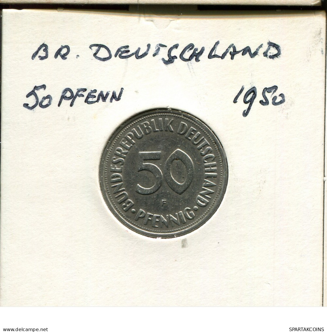 50 PFENNIG 1950 BRD ALEMANIA Moneda GERMANY #AR329.E - 50 Pfennig