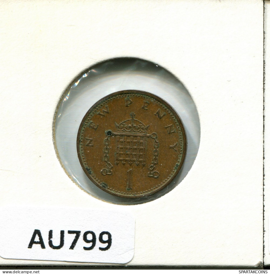 NEW PENNY 1971 UK GBAN BRETAÑA GREAT BRITAIN Moneda #AU799.E - 1 Penny & 1 New Penny