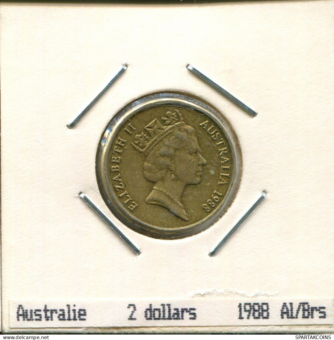 1 DOLLAR 1988 AUSTRALIE AUSTRALIA Pièce #AS261.F - Dollar