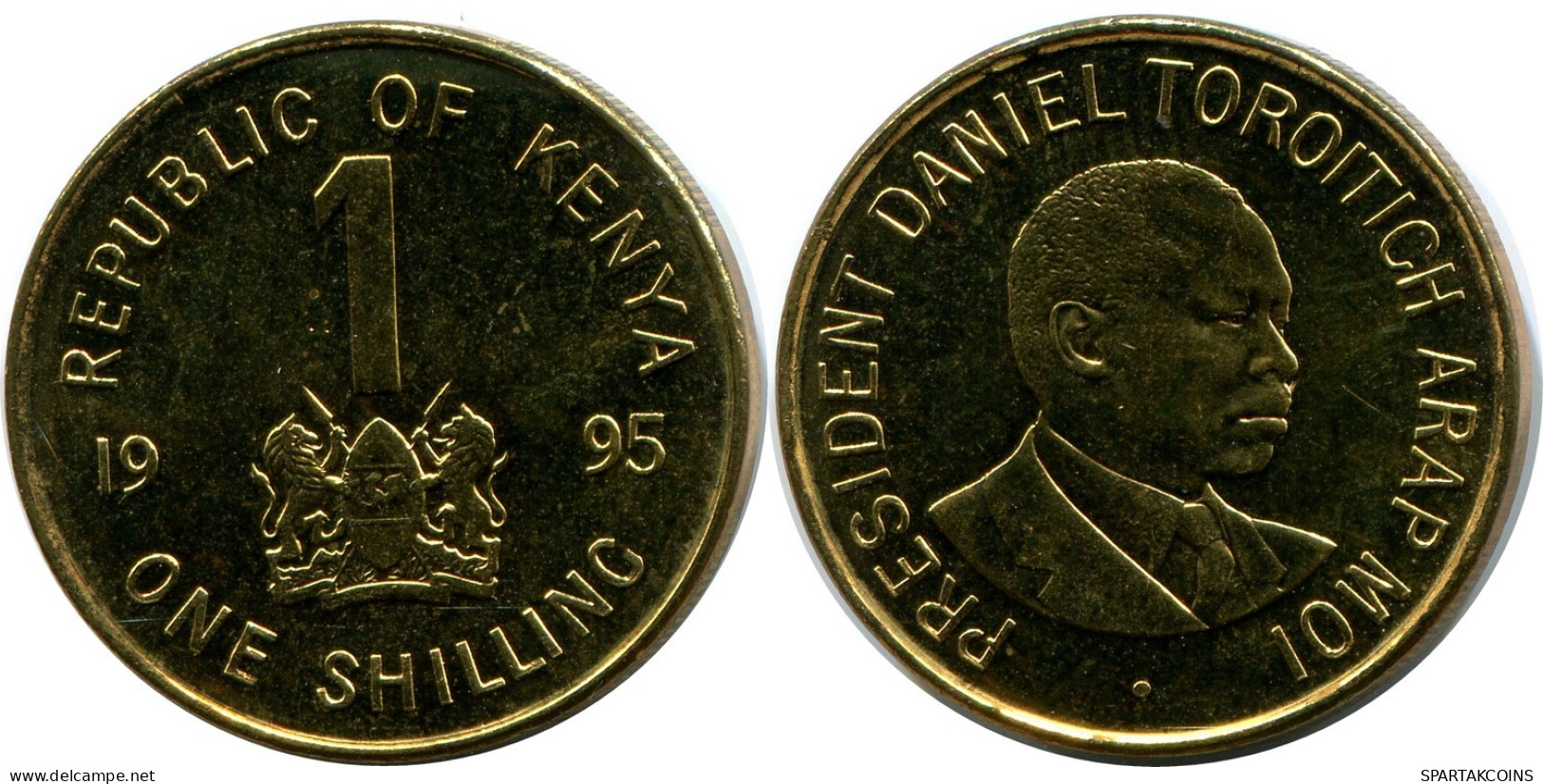 1 SHILLING 1995 KENYA Pièce #AZ197.F - Kenya