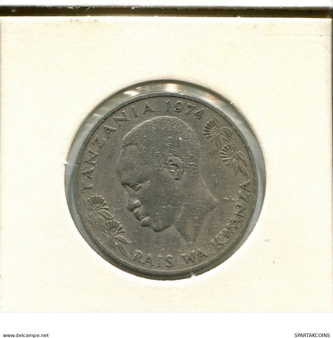 1 SHILLINGI 1974 TANZANIE TANZANIA Pièce #AT977.F - Tansania