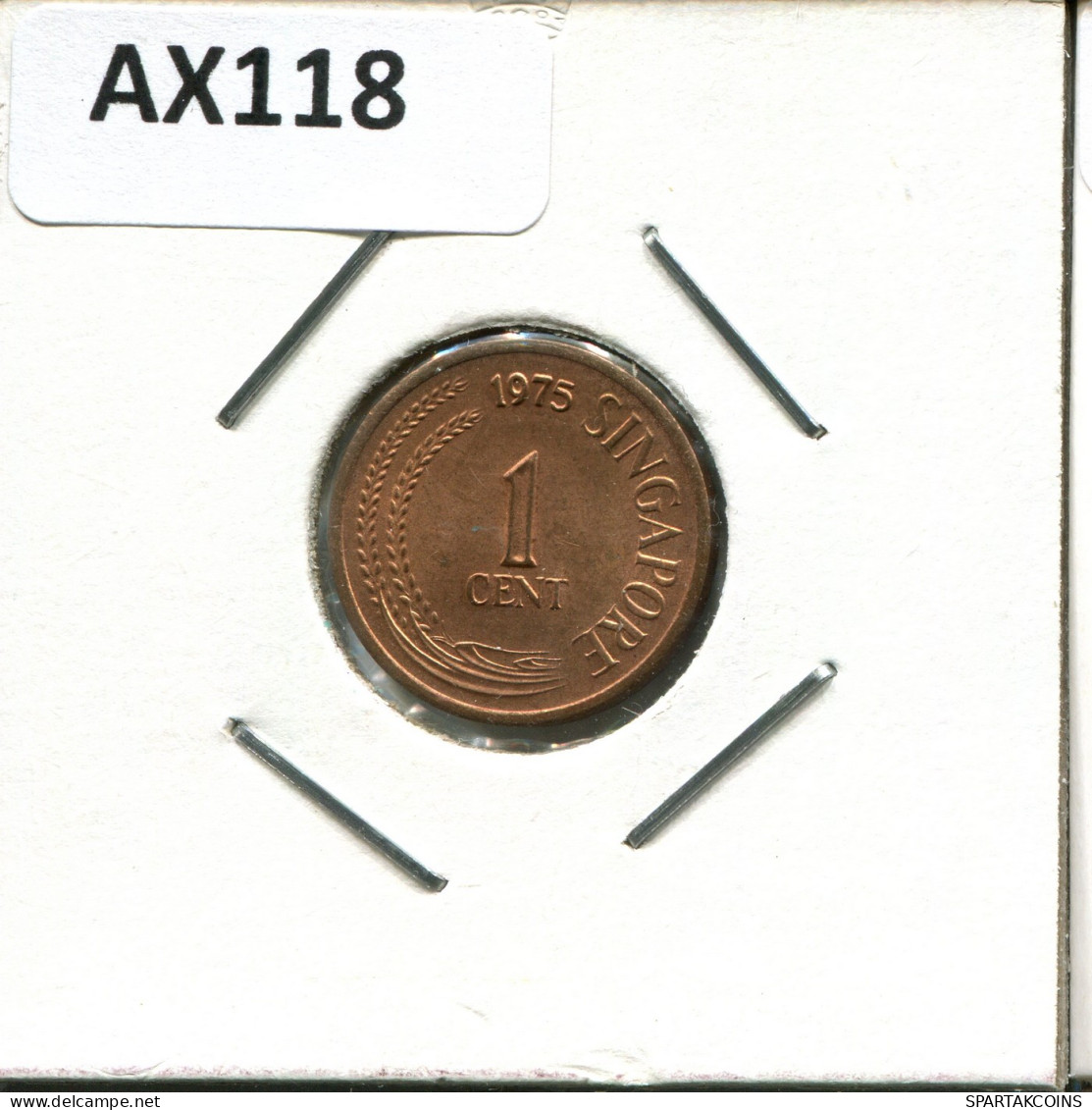 1 CENT 1975 SINGAPOUR SINGAPORE Pièce #AX118.F - Singapour