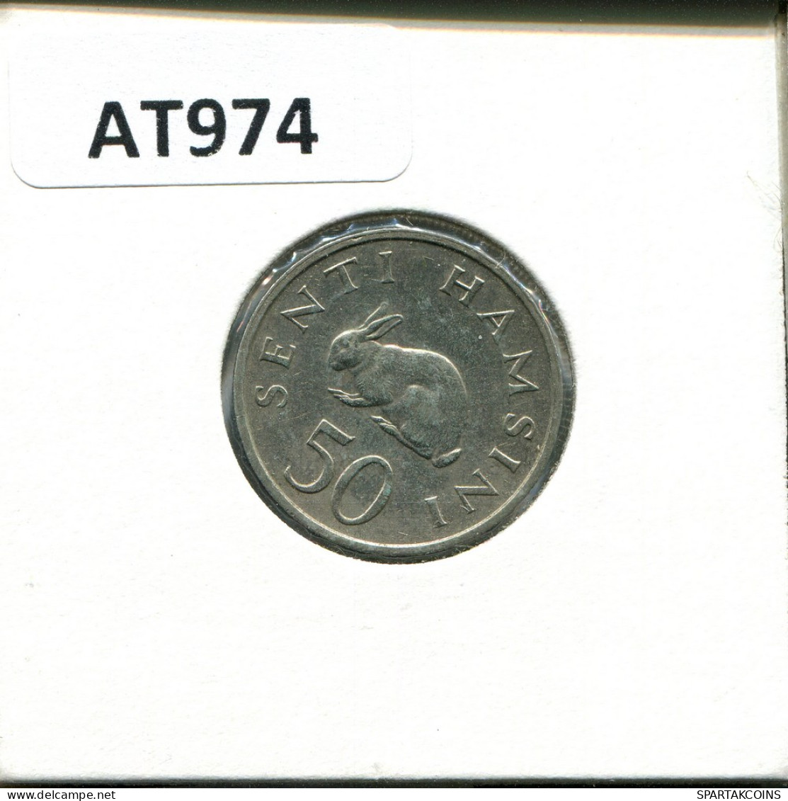 50 SENTI 1980 TANZANIA Coin #AT974.U - Tanzania