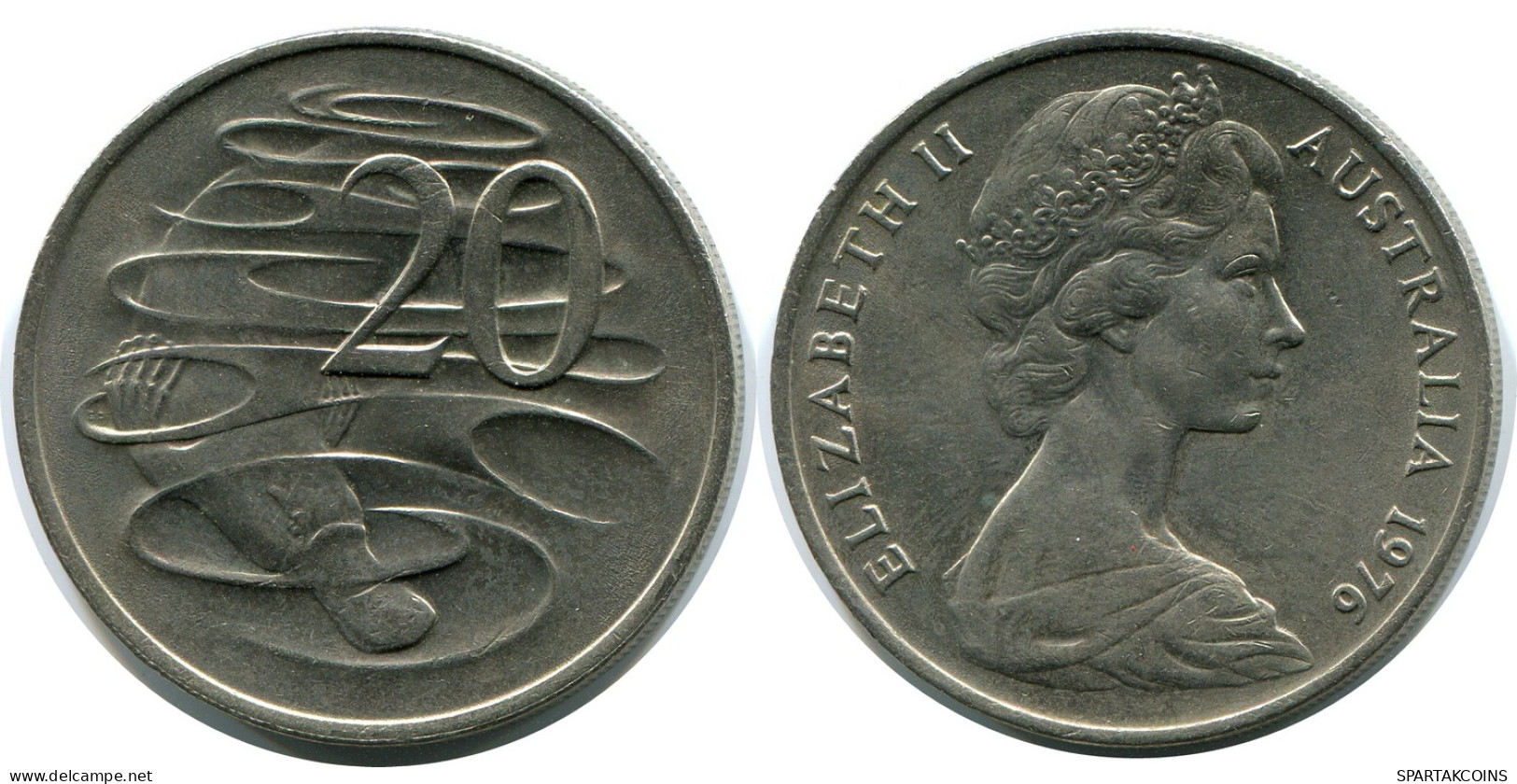 20 CENTS 1976 AUSTRALIA Coin #AZ157.U - 20 Cents
