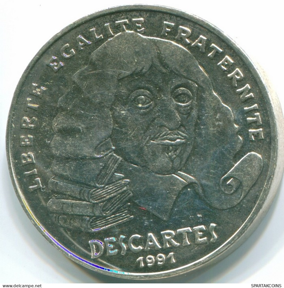 100 FRANCS 1991 FRANKREICH FRANCE Französisch Münze SILBER UNC #FR1041.35.D - 100 Francs