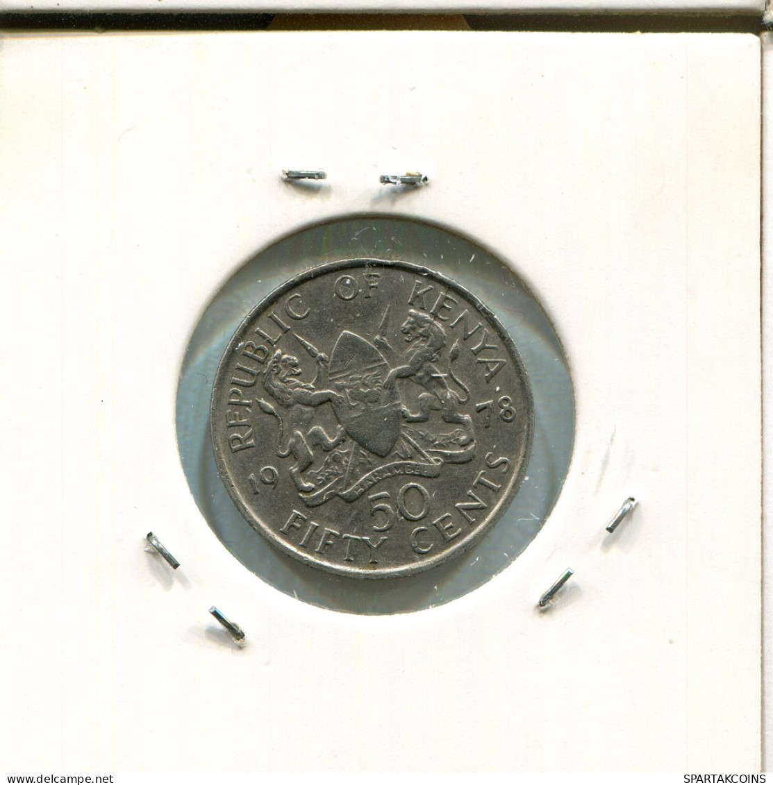 50 CENTS 1978 KENIA KENYA Münze #AN741.D - Kenya