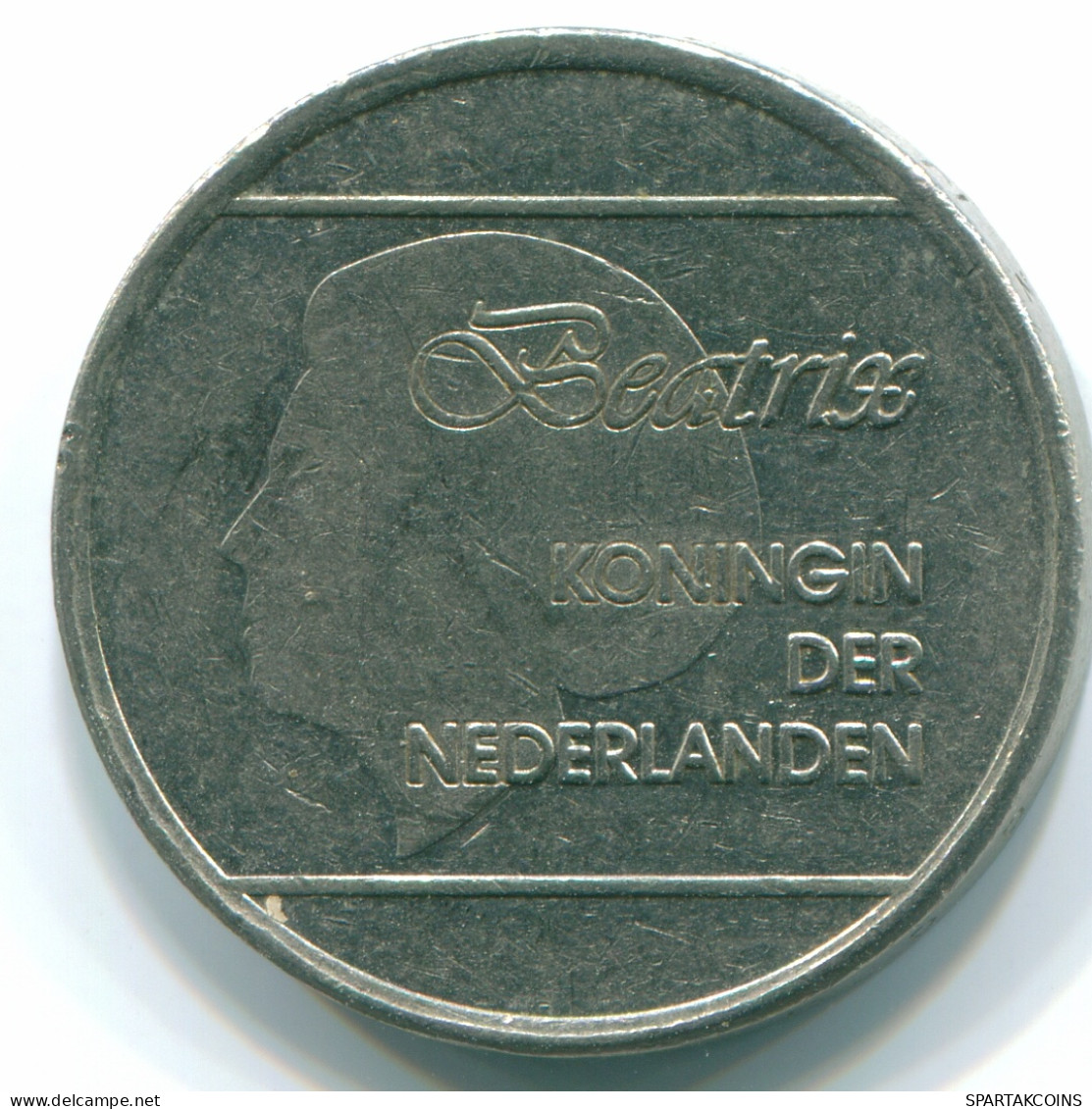 1 FLORIN 1986 ARUBA (NIEDERLANDE NETHERLANDS) Nickel Koloniale Münze #S13648.D - Aruba