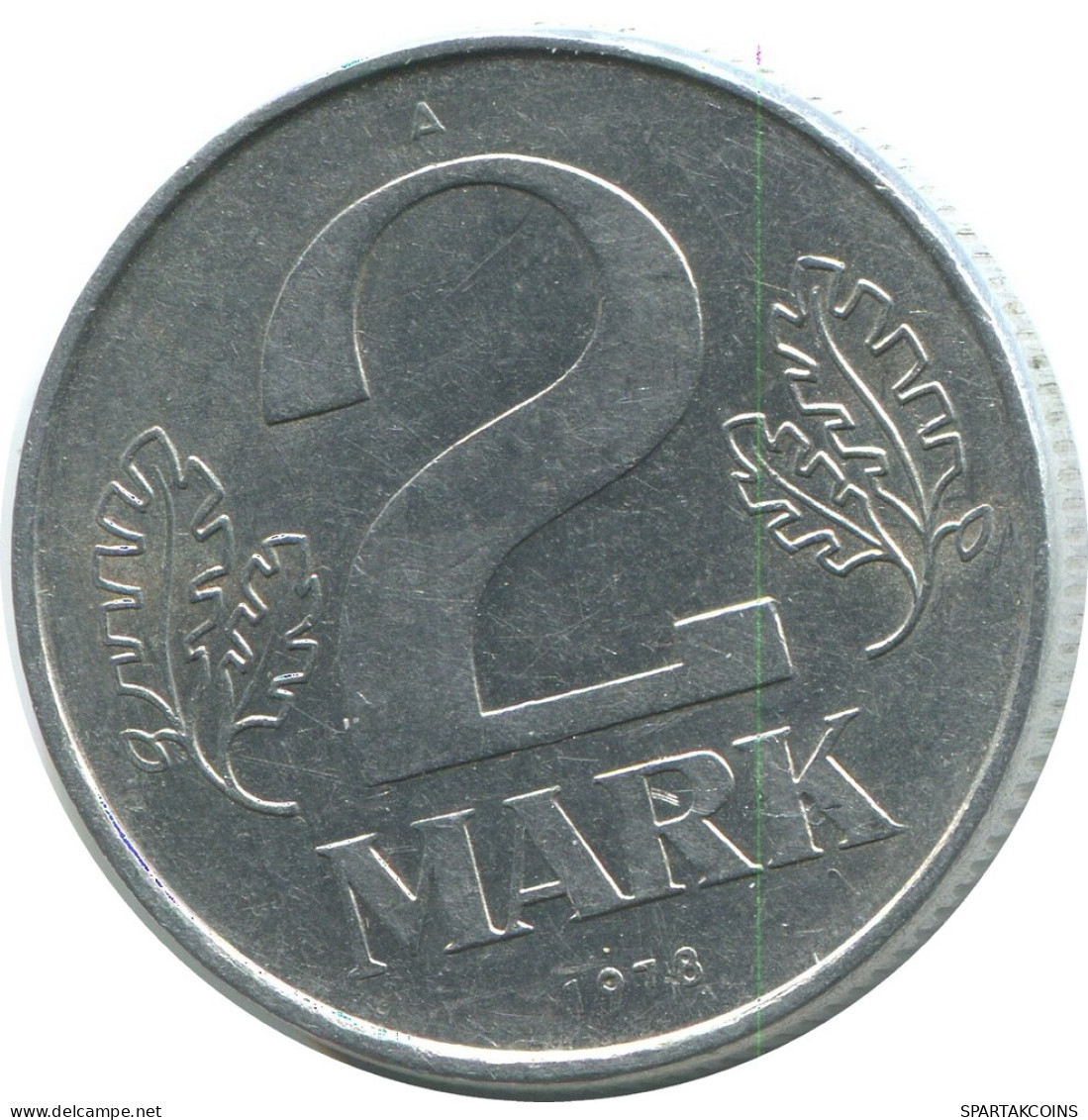 2 MARK 1978 A DDR EAST DEUTSCHLAND Münze GERMANY #AE122.D - 2 Mark