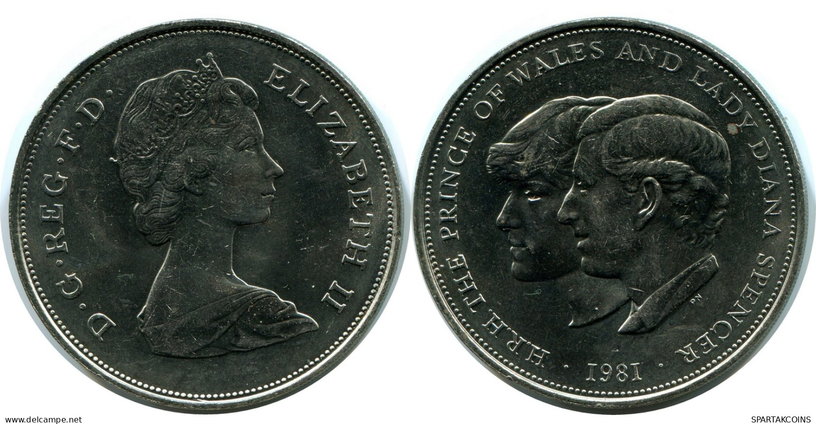 25 PENCE 1981 UK GROßBRITANNIEN GREAT BRITAIN Münze #AW992.D - 25 New Pence