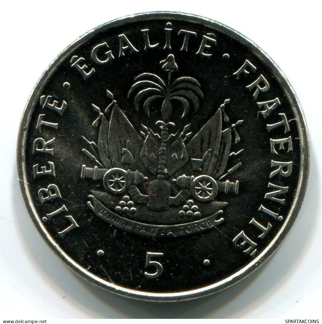 5 CENTIMES 1997 HAITI UNC Münze #W11358.D - Haïti
