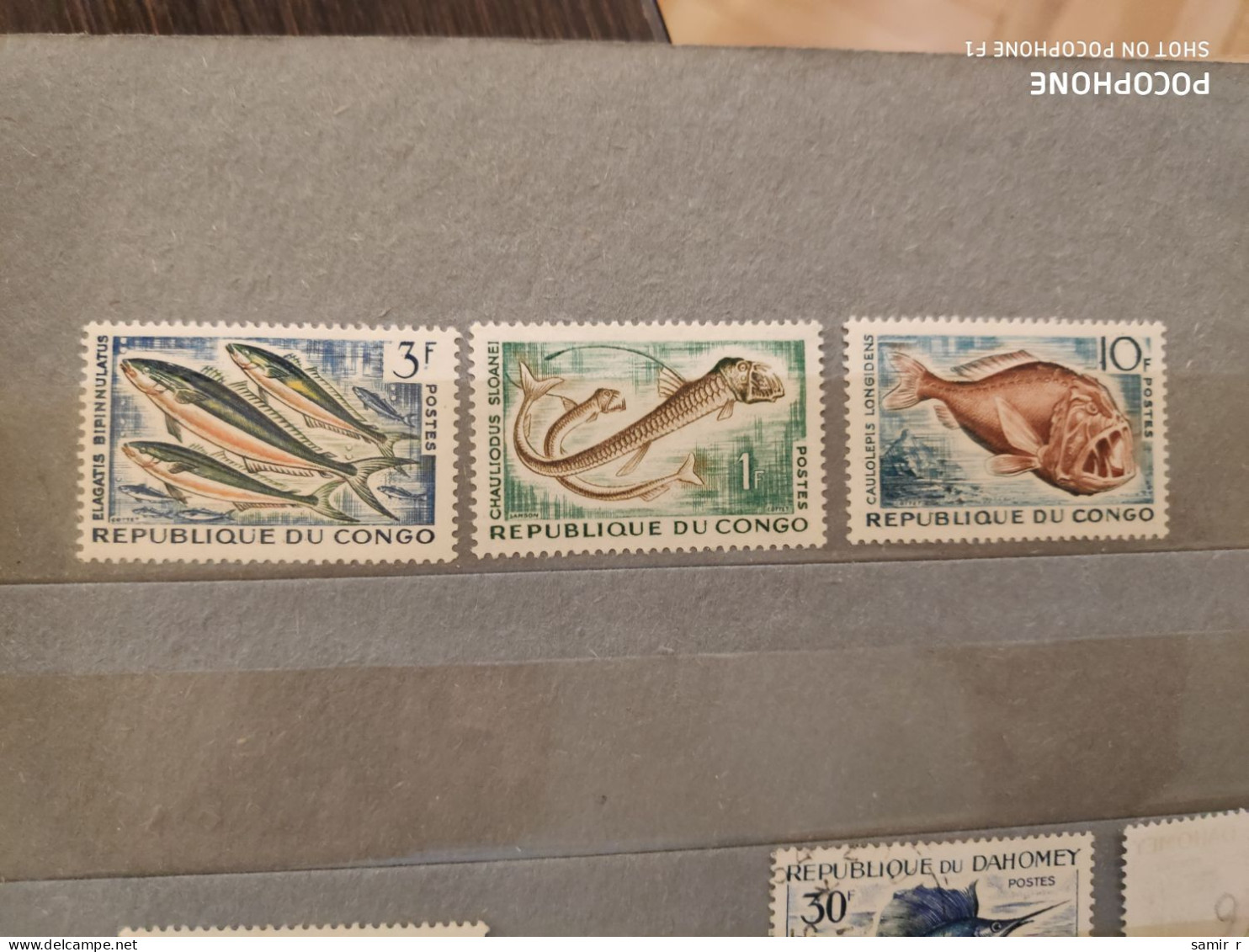 Congo Fishes (F4) - Used Stamps