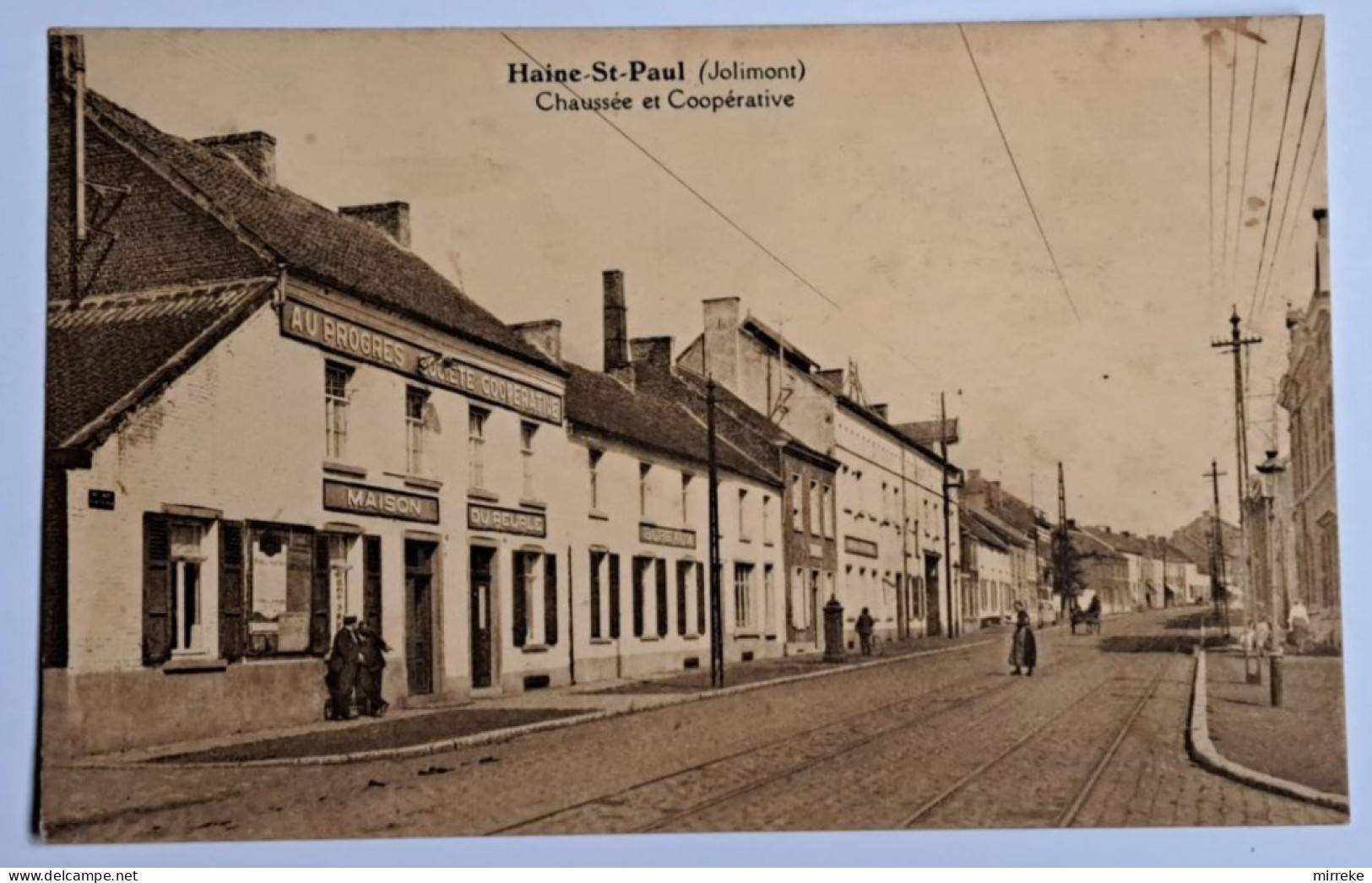 @J@  -  HAUNE-ST-PAUL (Jolimont)  -  Chaussée Et Coopérative   -  Zie / Voir Scan's - La Louvière