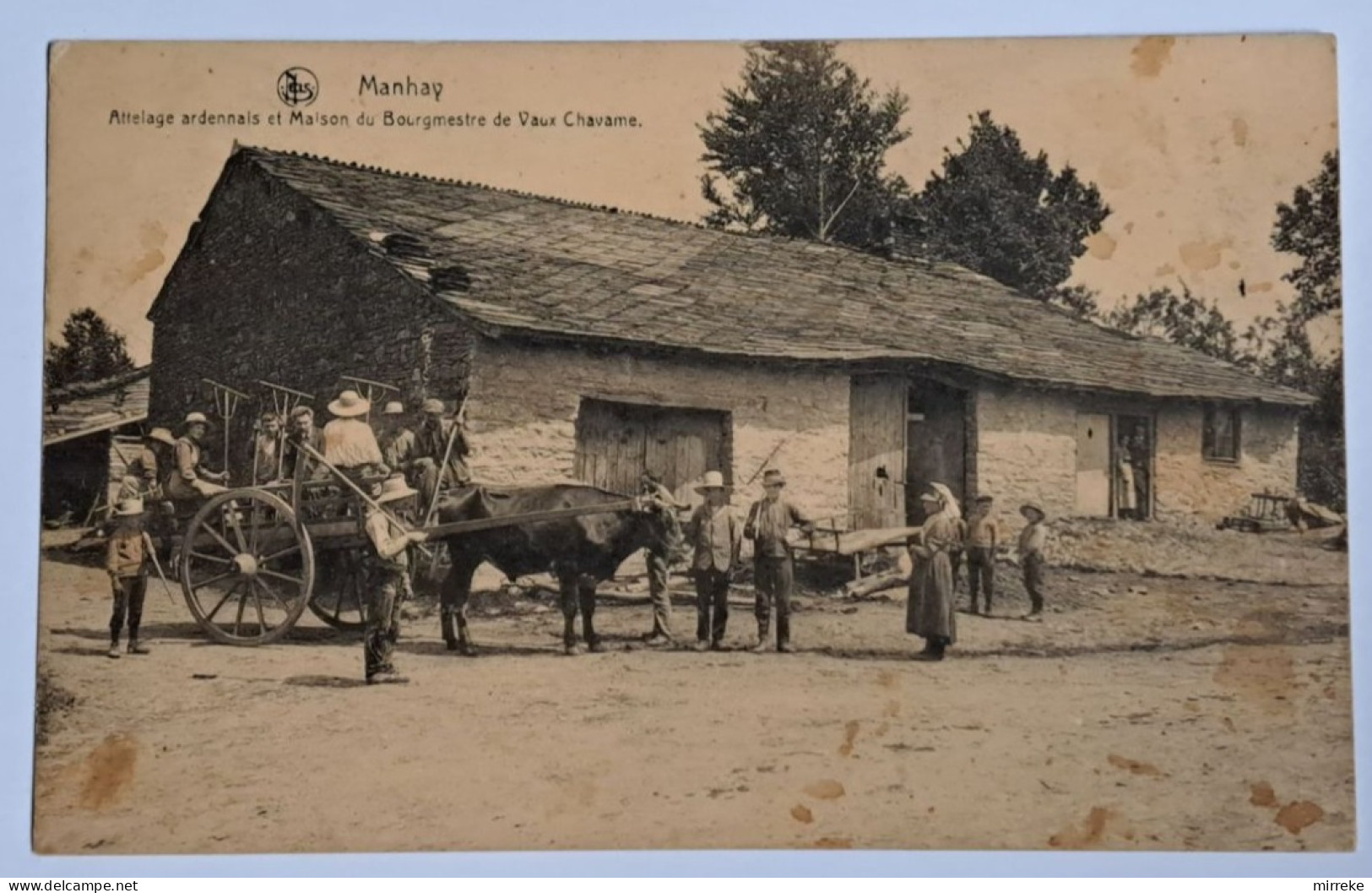 @J@  -  MANHAY  -  ....Maison Du Bourgmestre De Vaux Chavame   -  Zie / Voir Scan's - Manhay