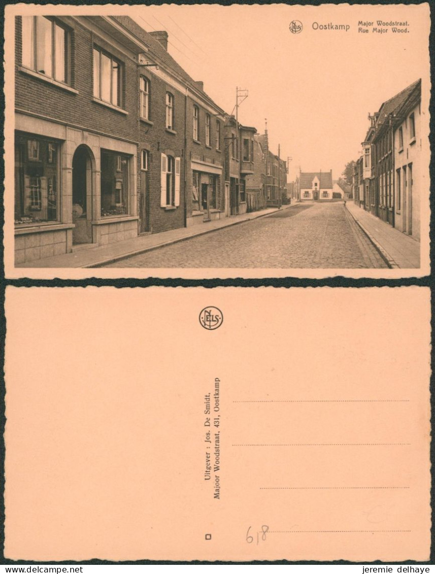 Carte Postale - Oostkamp Rue Major Wood, Major Woodstraat - Oostkamp