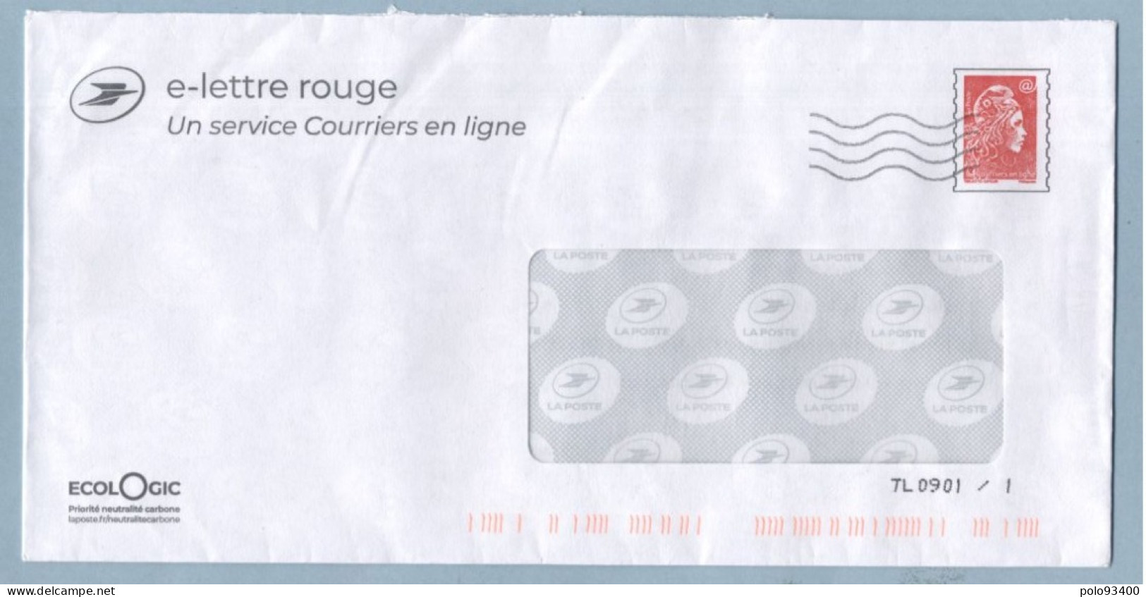 2023 E-LETTRE ROUGE LOT 10-31-2382 - Prêts-à-poster:Stamped On Demand & Semi-official Overprinting (1995-...)