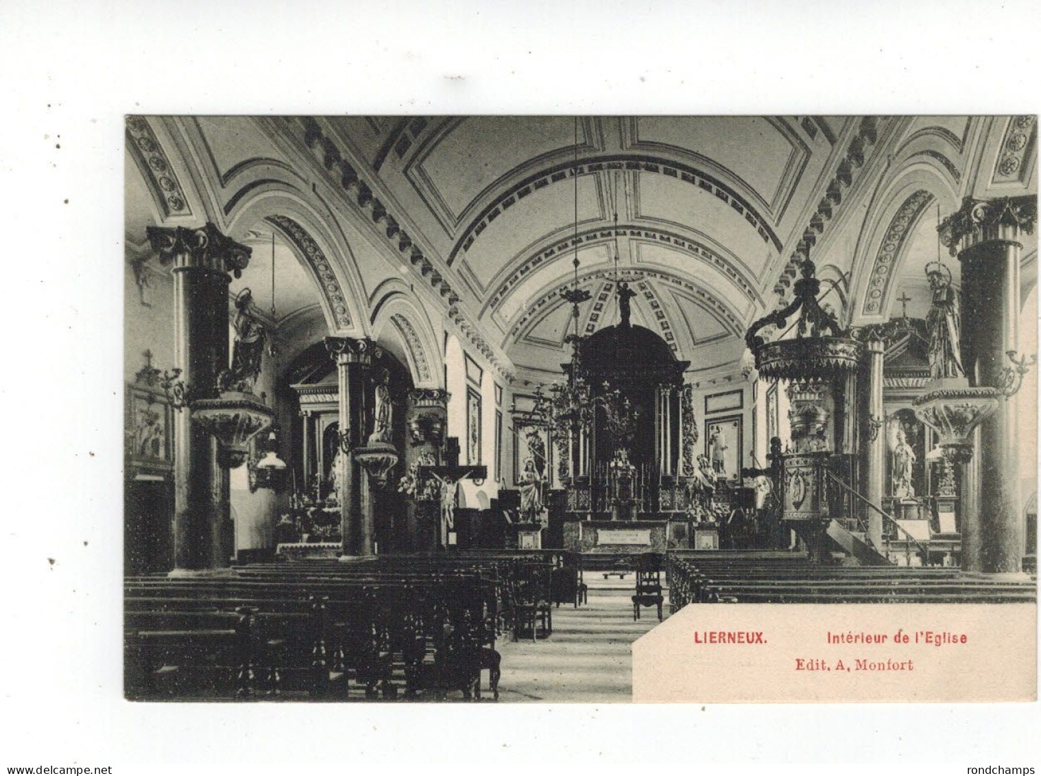 Interieur De L'eglise - Lierneux