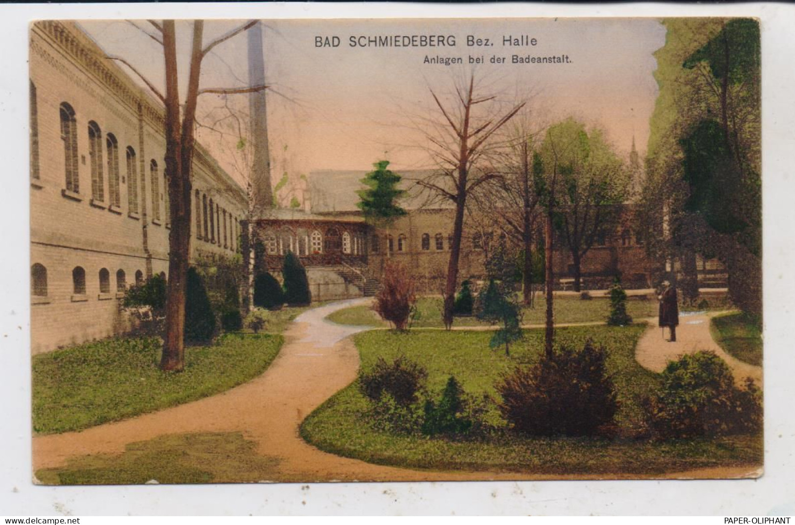 0-4603 BAD SCHMIEDEBERG, Anlagen Bei Der Badeanstalt, 1912 - Bad Schmiedeberg