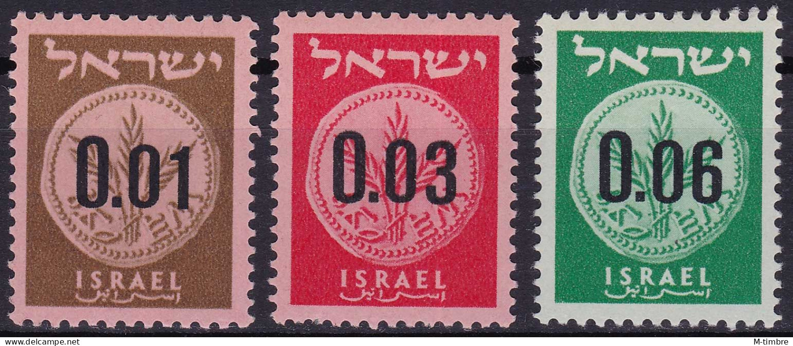 Israël YT 164-165-167 Mi 191-192-194 Année 1960 (MNH **) - Nuovi (senza Tab)