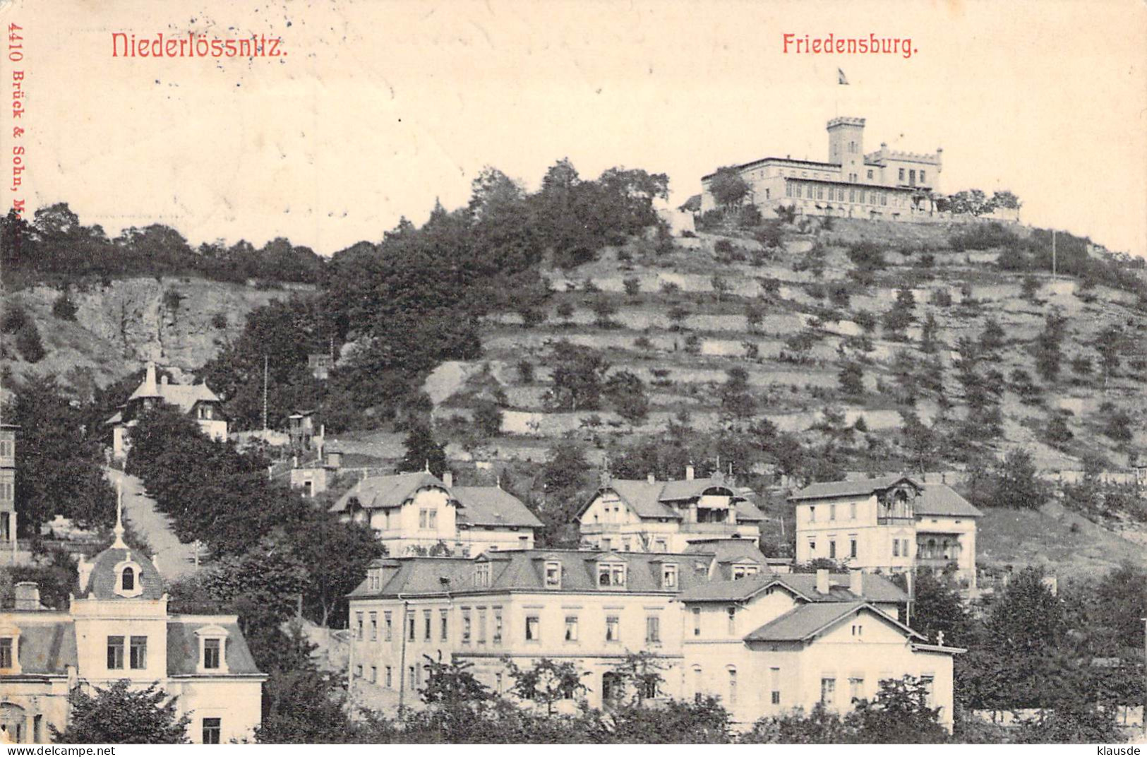 Niederlössnitz - Friedensburg Gel.1908 - Radebeul