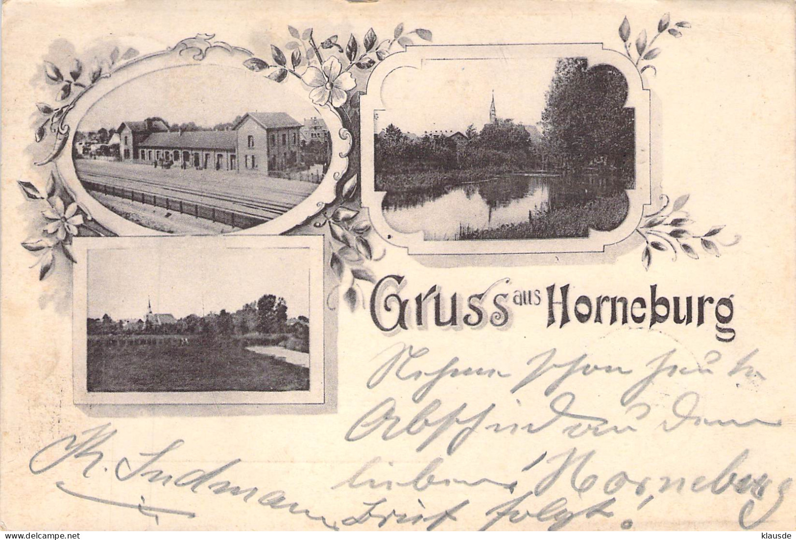 Gruß Aus Horneburg - Mehrbild 1896 AKS - Stade