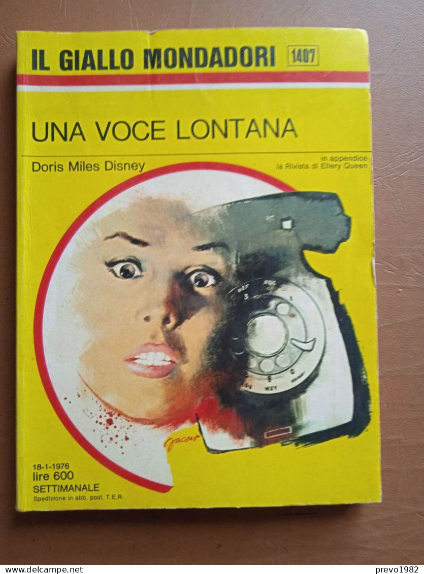 Una Voce Lontana - D. M. Disney - Ed. I Gialli Mondadori - Policíacos Y Suspenso