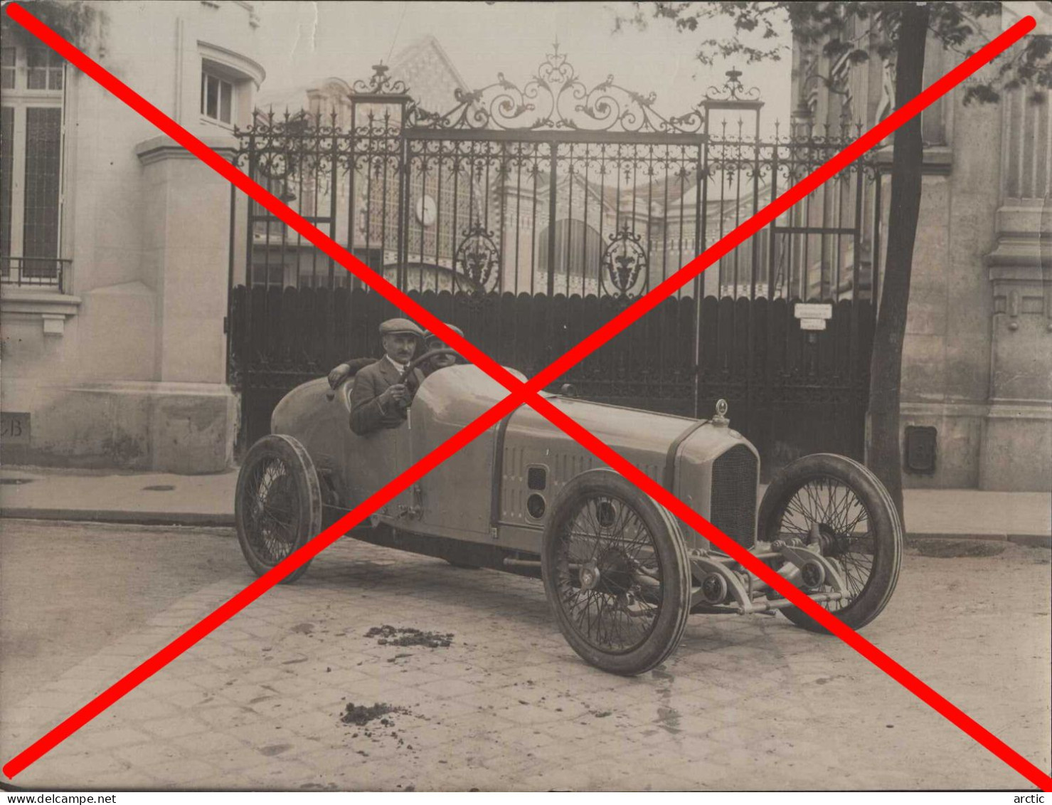Voiture BALLOT  1919 /1920 Photo N & B Argentique Originale 17 X 23 Cm - Automobile - F1