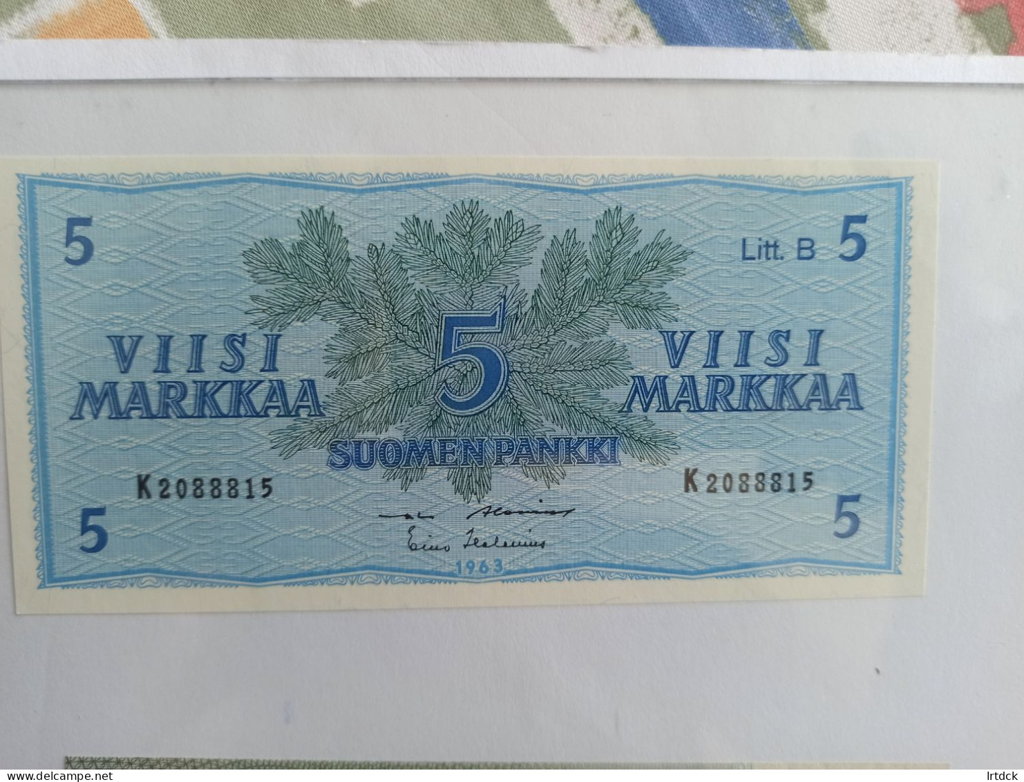 Finlande 5 Markkaa 1963 Ttb+ - Finlandia