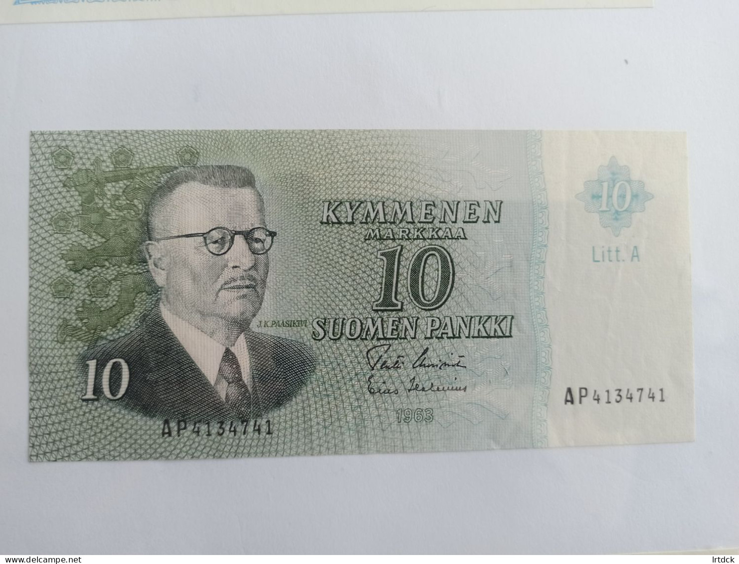 Finlande 10 Markkaa 1963 Ttb - Finnland