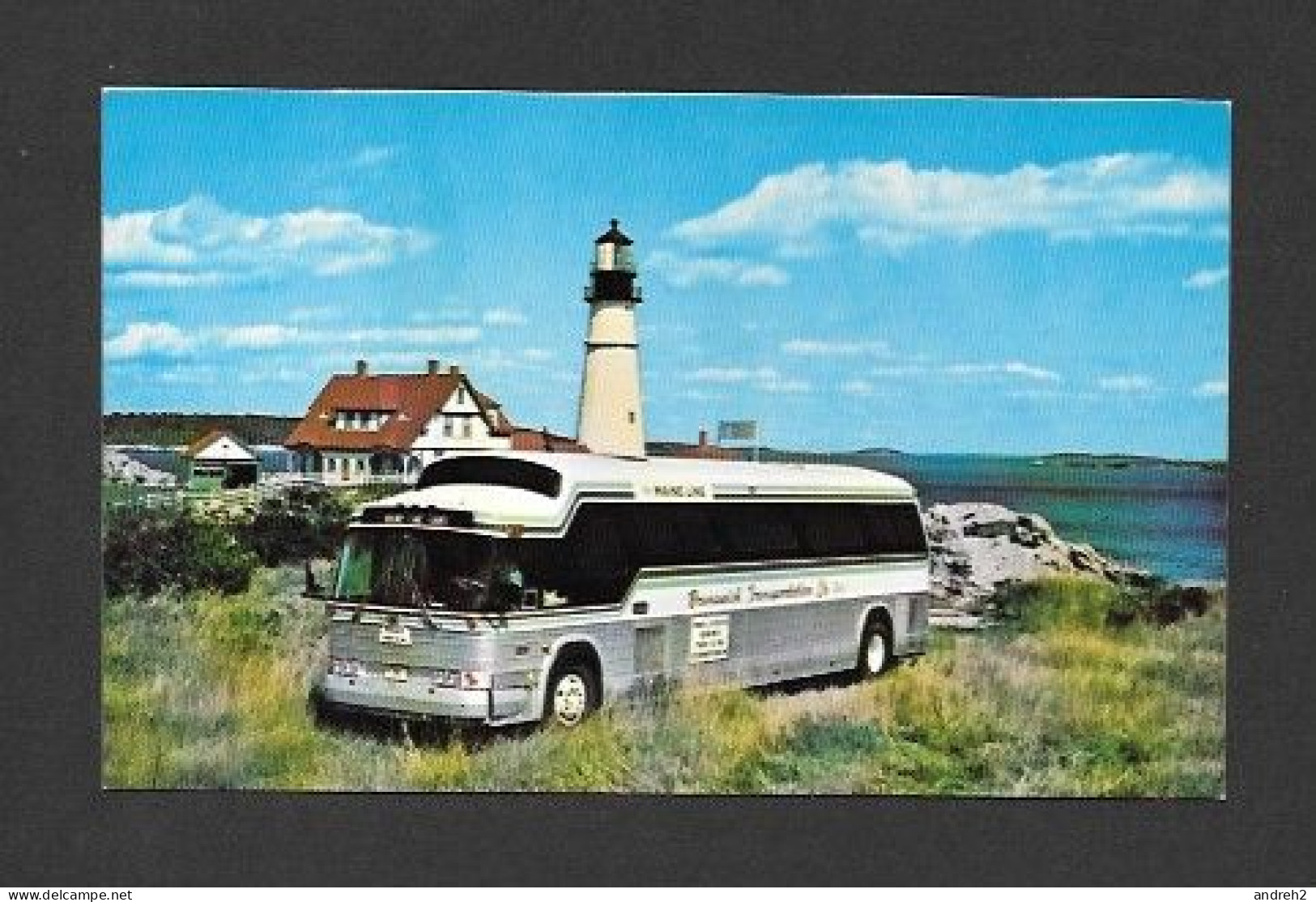 Maine Portland - Portland Head Light Casco Bay Oldest  Lighthouse In America 1791 Home Base Of Brunswick Transportation - Portland